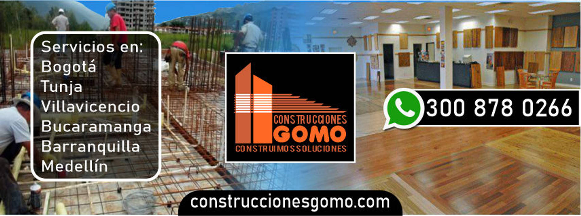 Construcciones Gomo Servicio en todo el País Construcciones Gomo S.A.S Casas modernas Construcciones Gomo Servicio en todo el País