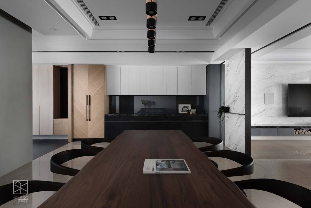 餐邊櫃 禾廊室內設計 Modern dining room