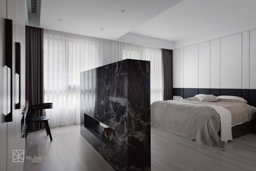 主臥空間視角 禾廊室內設計 Modern style bedroom