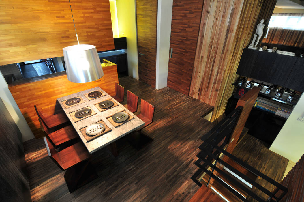 四季.風動.容器 大湖森林室內設計 Scandinavian style dining room Wood Wood effect
