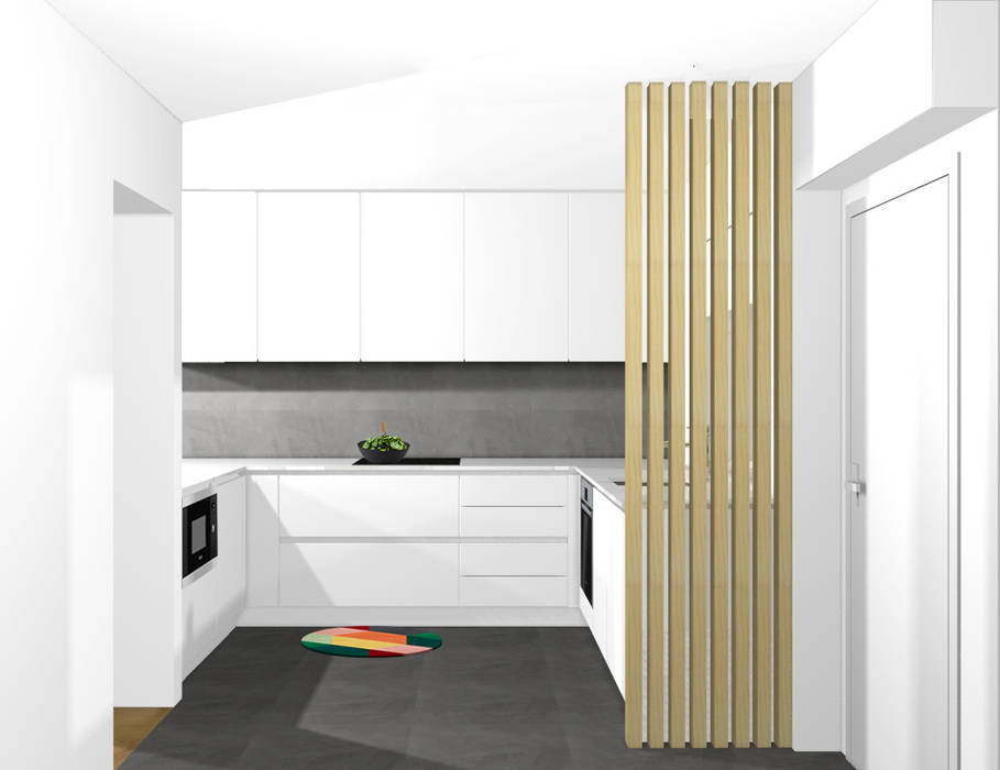 Desenho Branco Cucina eclettica Bianco