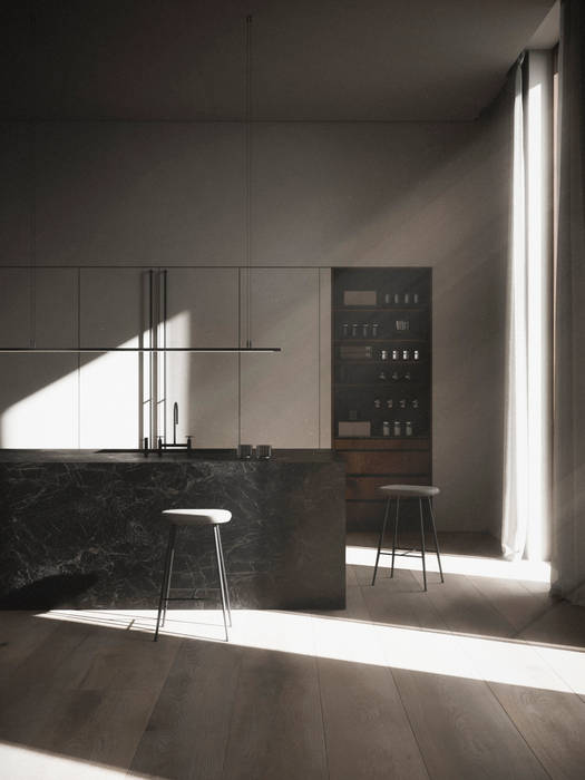 PROJECT IA1720 Apartment, Sergi Comellas Sergi Comellas Kitchen units