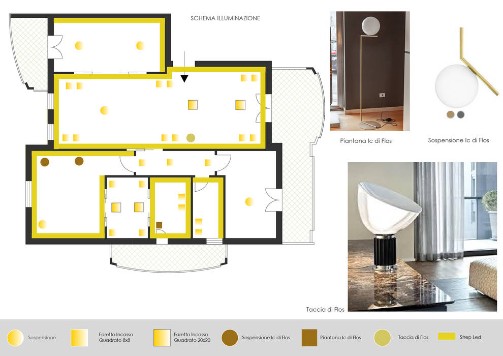 Report Esempio 2_Progetto a Distanza: La Casa di Marmo, antonio felicetti architettura & interior design antonio felicetti architettura & interior design Modern dining room