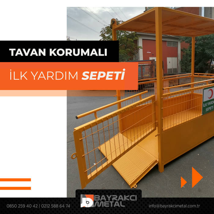 Tavan korumalı ilk yardım sepeti, Bayrakcı Metal İnşaat Bayrakcı Metal İnşaat Walls Iron/Steel