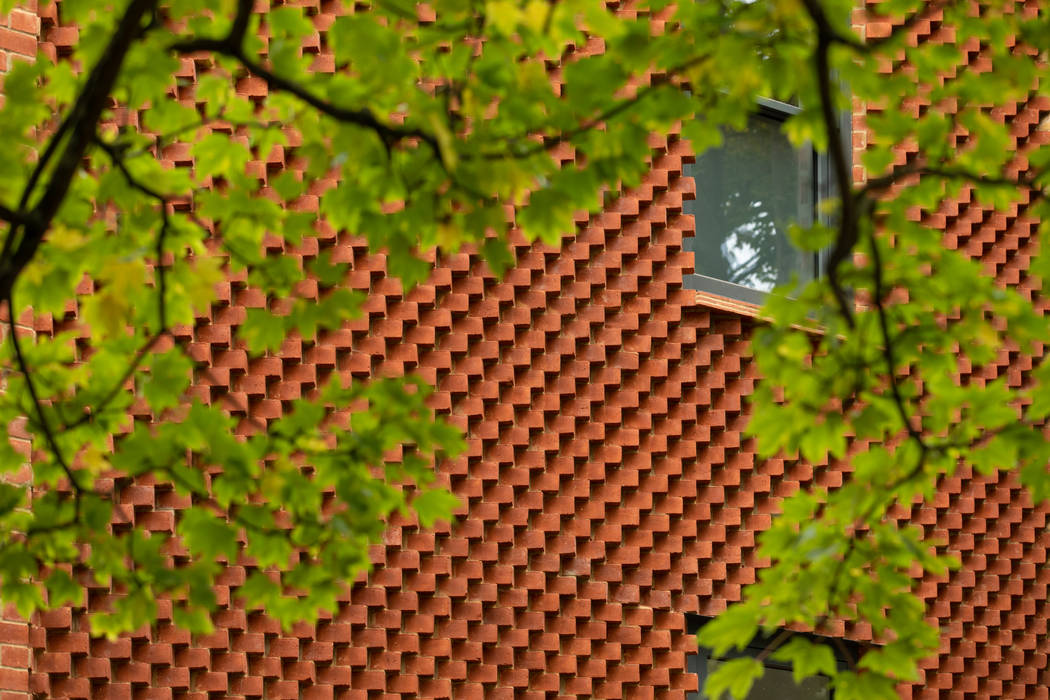 Brick Detail A-Zero Architects Modern home