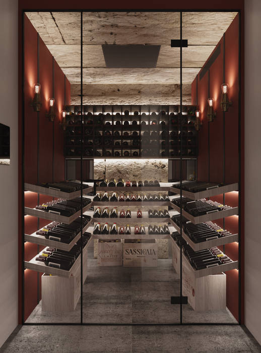 East meets West, MD Creative Lab - Architettura & Design MD Creative Lab - Architettura & Design Wine cellar