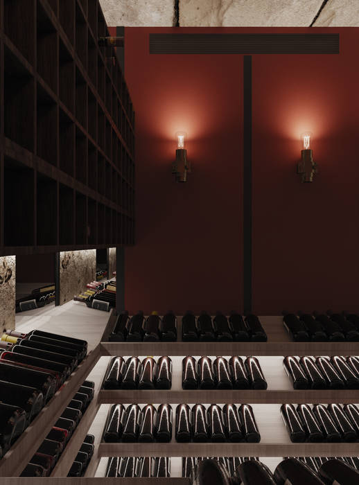 East meets West, MD Creative Lab - Architettura & Design MD Creative Lab - Architettura & Design Asian style wine cellar