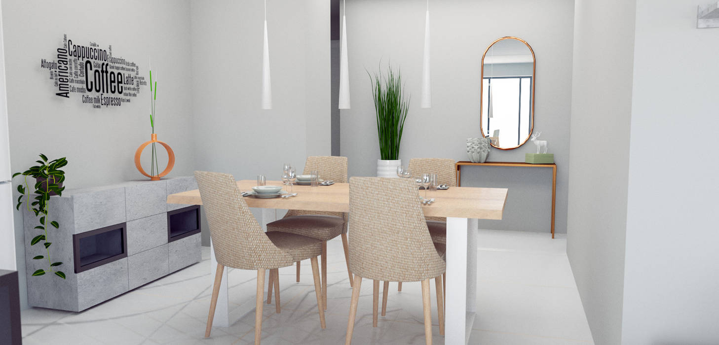 Apartamento de 2 dormitorios en Estepona - Infinity Residences, Panissie Furniture Solutions Panissie Furniture Solutions Comedores de estilo moderno