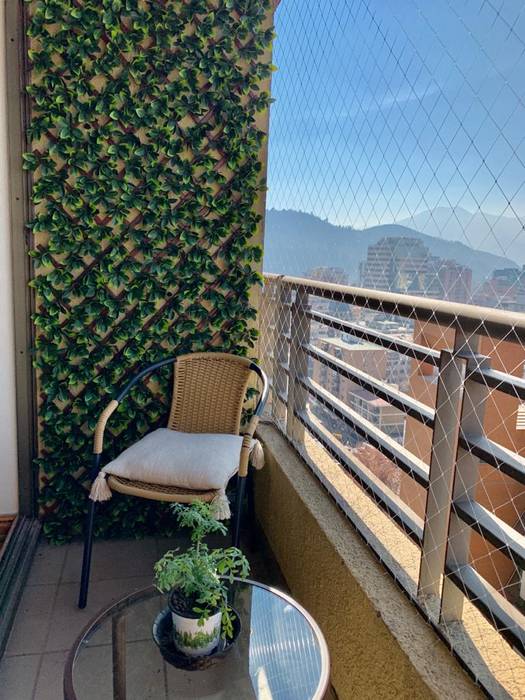 Proyecto Providencia, RM, Chile, Gabi's Home Colombia Gabi's Home Colombia Modern Balkon, Veranda & Teras