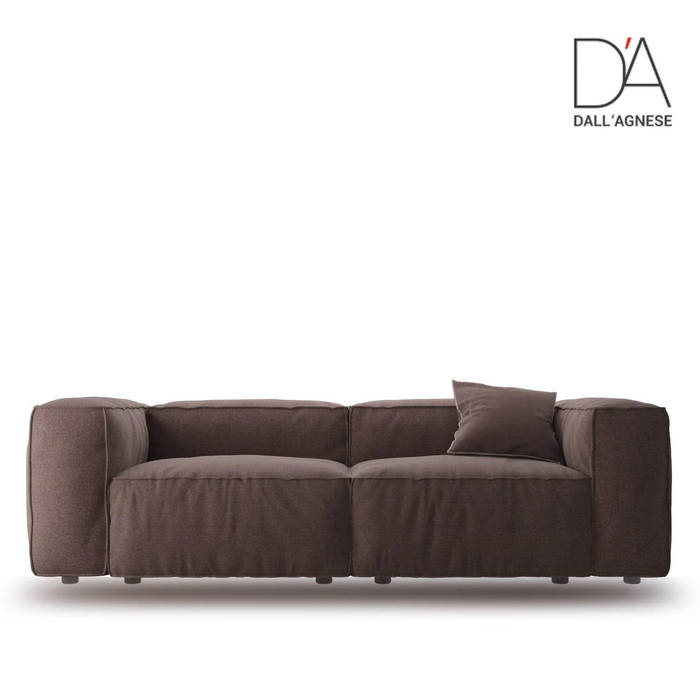 Comfort contemporary sectional Italian sofa by Dall'Agnese My Italian Living Modern living room Sofas & armchairs