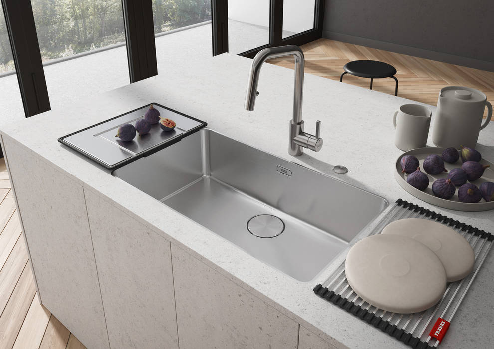 Mythos – die jüngste Beckenneuheit von Franke THE JOY OF PRECISION, Franke GmbH Franke GmbH Modern kitchen Sinks & taps