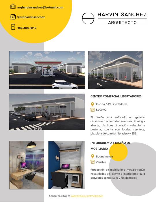 Brochure Arquitecto Harvin Sanchez, Arquitecto Harvin Sanchez Areniz Arquitecto Harvin Sanchez Areniz Moderne Häuser