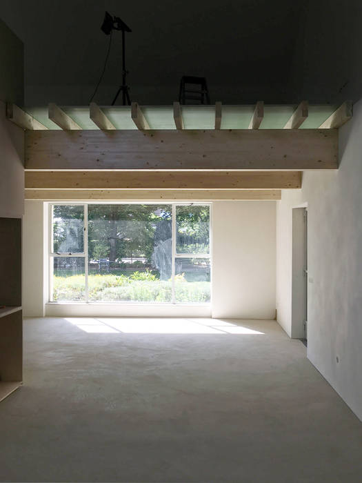 Gastenverblijf in rijksmonument Bunde De Nieuwe Context Eclectische woonkamers Hout Hout monument groen hout ecologisch