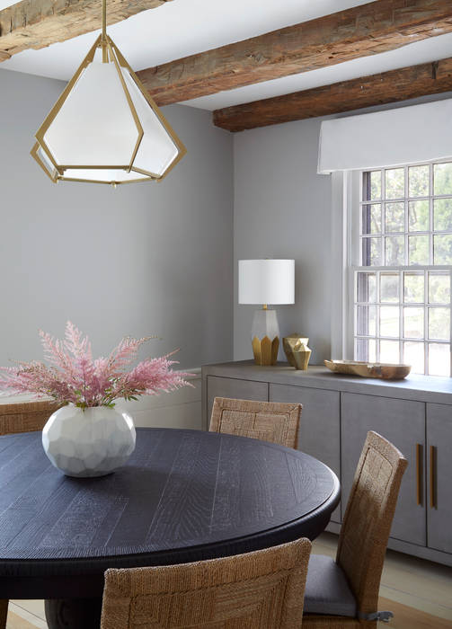All about ease: Family home in Bridgehampton, NY, Darci Hether New York Darci Hether New York Modern Dining Room