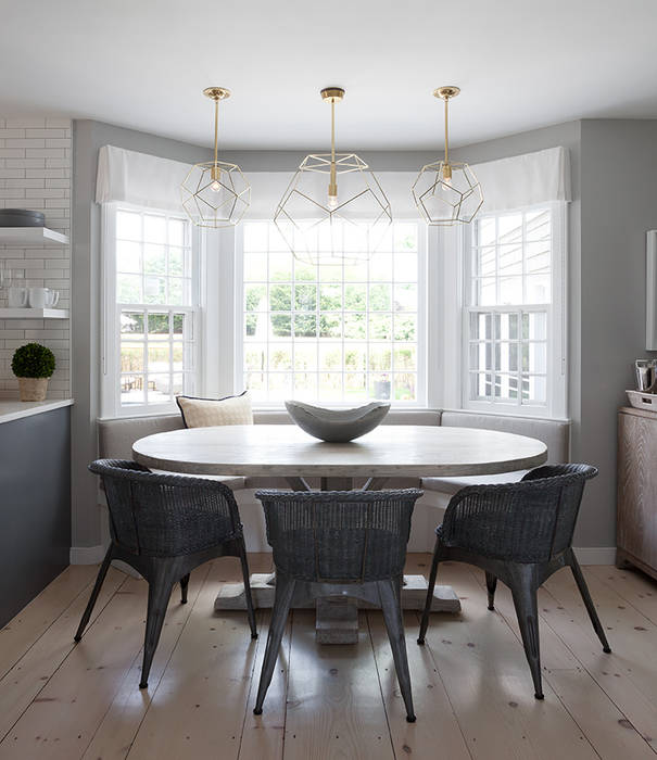 All about ease: Family home in Bridgehampton, NY, Darci Hether New York Darci Hether New York Modern dining room