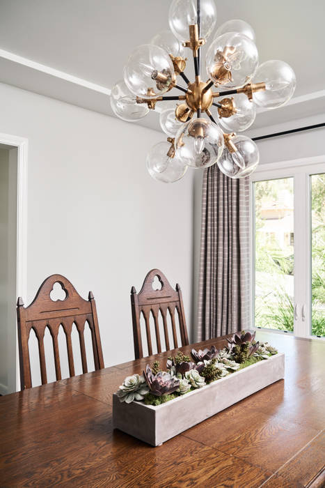 La Canada Family Home, Peltier Interiors Peltier Interiors Modern Dining Room