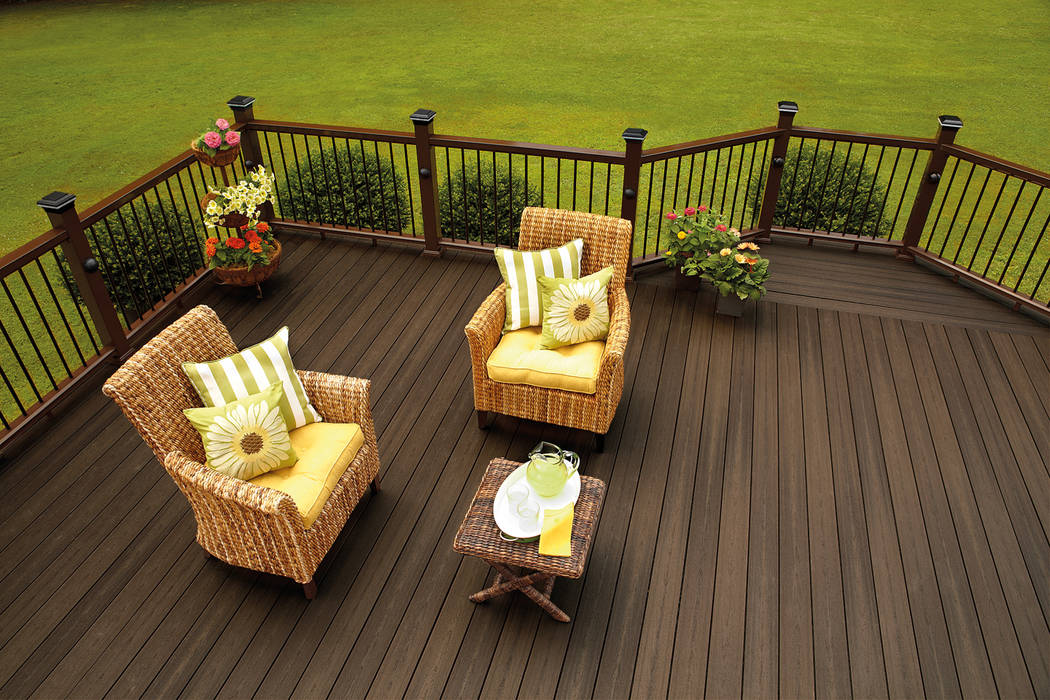 Fiberon buitenvloer, Exclusieve tuinproducten Exclusieve tuinproducten Modern Terrace Wood-Plastic Composite