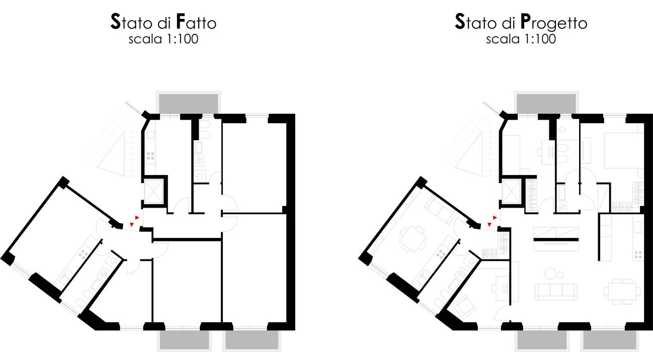 Milano_ristrutturazione totale_110mq, LANTERI RAGAZZO Architetti Associati LANTERI RAGAZZO Architetti Associati フローリング