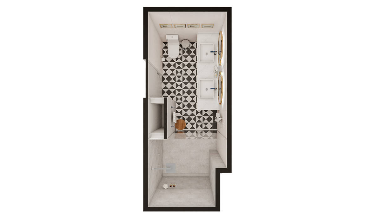 Baño principal, Arqessence Arqessence Kamar Mandi Modern