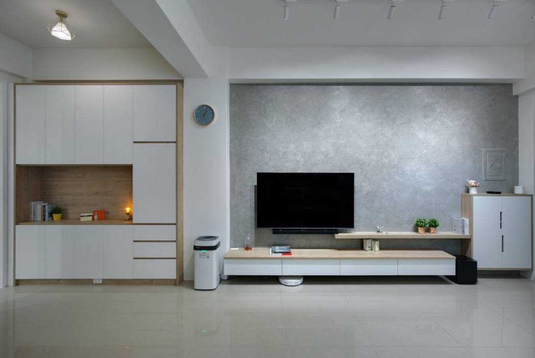 虎尾-禾楓君悅A8 大漢創研室內裝修設計有限公司 Living room