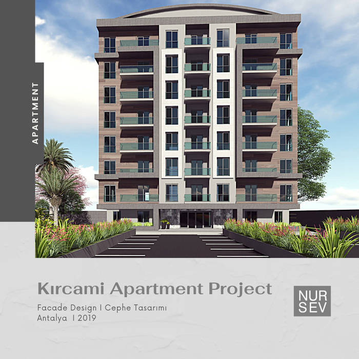 Apartment Project Nursev Tonguç Mimarlık Modern Evler Mimari Proje, Ruhsat Proje, Cephe Tasarım