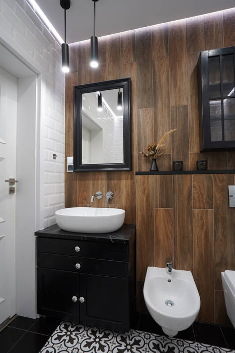 APARTAMENT W CHRZANOWIE, Studio4Design Studio4Design Classic style bathroom Tiles