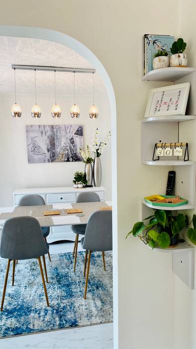 The N&A Bungalow- Dining HYGGE DESIGN STUDIOS Modern living room