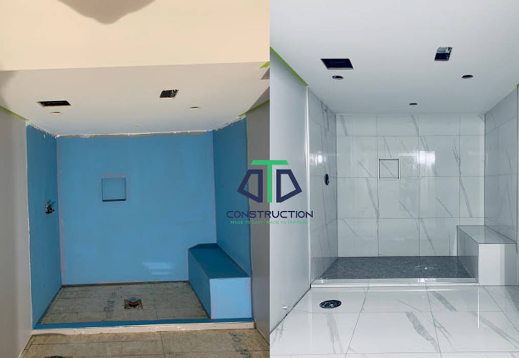 DTD CONSTRUCTION, DTD CONSTRUCTION DTD CONSTRUCTION Casas de banho campestres