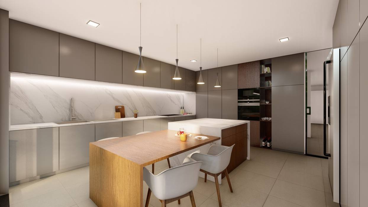 Casa da Barca Miguel Zarcos Palma Modern Kitchen