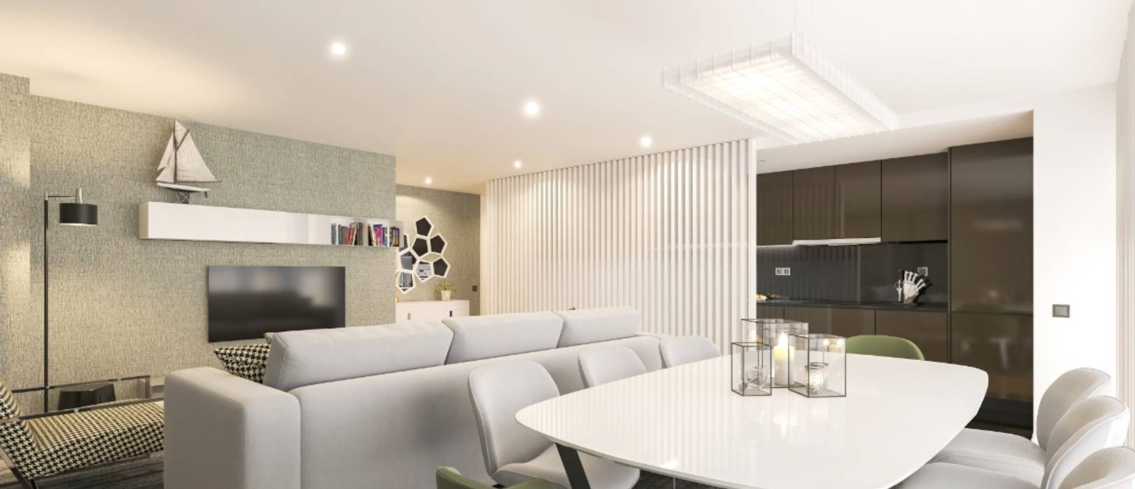 Apartamentos nas Avenidas Novas - Lisboa, Propriété Générale International Real Estate Propriété Générale International Real Estate Ruang Makan Modern