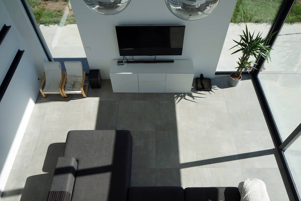 Vivienda en Sionlla, AD+ arquitectura AD+ arquitectura Modern Living Room Ceramic