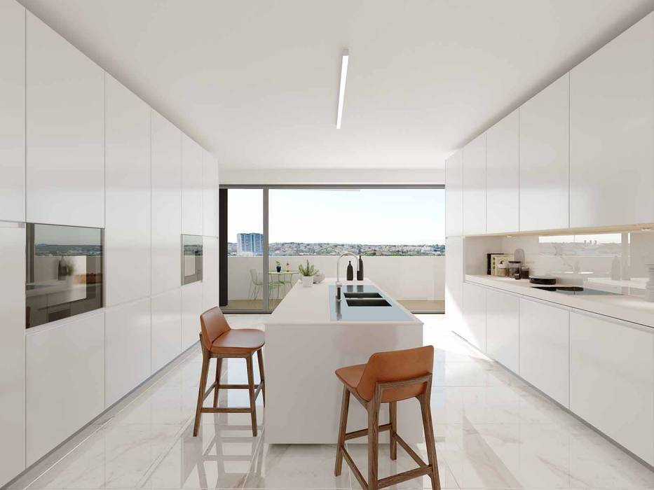 Propriété Générale International Real Estate Cocinas de estilo moderno