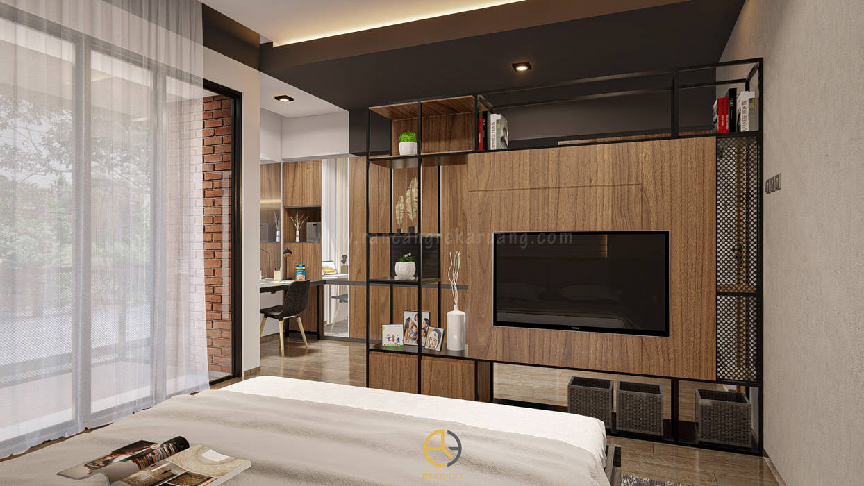 RYS House - Bapak Aris - Jakarta Timur, Rancang Reka Ruang Rancang Reka Ruang Dormitorios de estilo industrial Accesorios y decoración