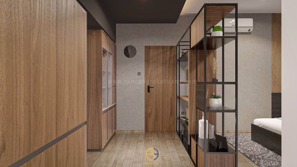 RYS House - Bapak Aris - Jakarta Timur, Rancang Reka Ruang Rancang Reka Ruang Dormitorios de estilo industrial Accesorios y decoración