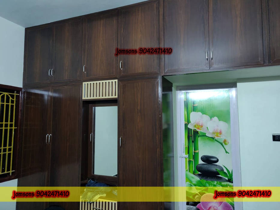 PVC Interiors Hosur, Low Cost PVC Interiors Hosur 9042471410 balabharathi pvc & upvc interior Salem 9663000555 Modern style bedroom Plastic Wardrobes & closets