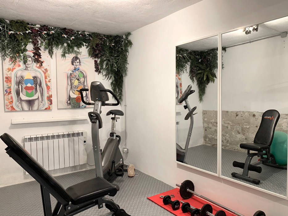 Hermosa Vivienda Rústica en Chelva, FGMarquitecto FGMarquitecto Rustic style gym