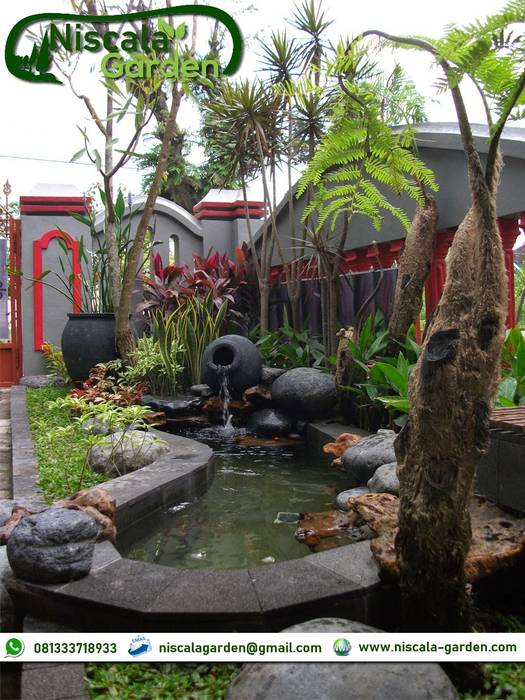 Desain Kolam Koi Klasik NISCALA GARDEN | Tukang Taman Surabaya Ruang Komersial Jasa Pembuatan Kolam Koi Klasik,Rumah Sakit