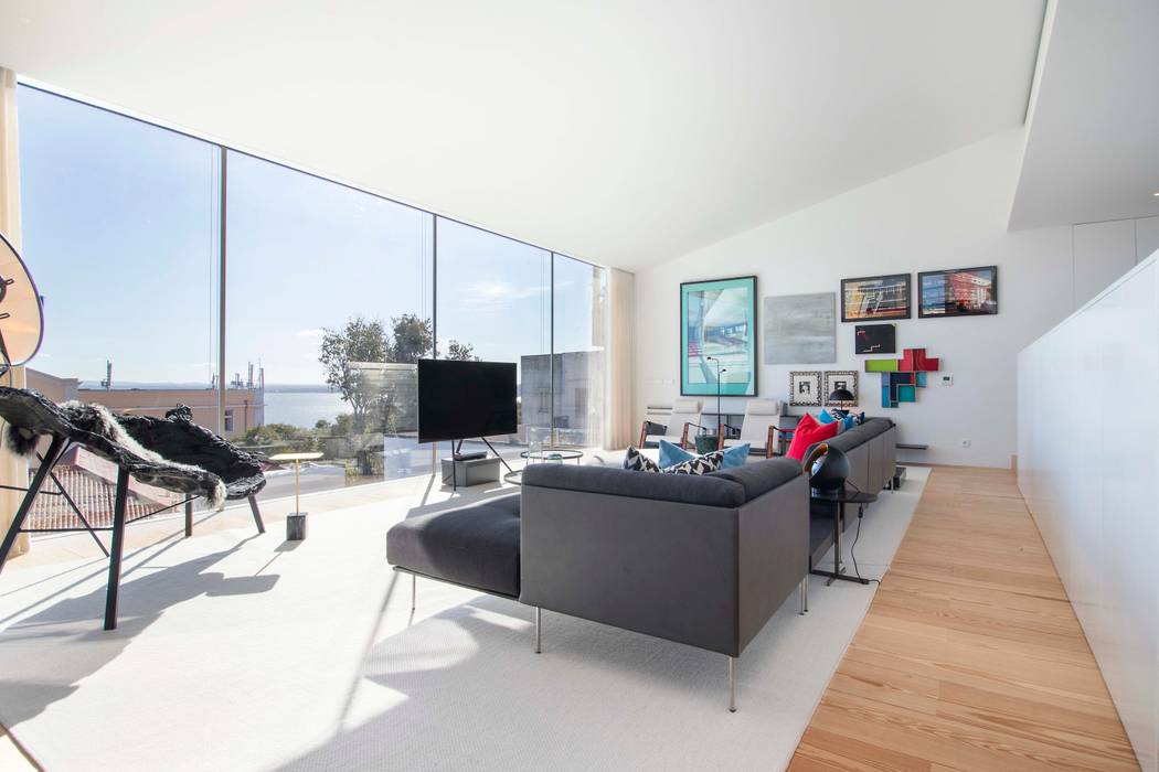 Atelier Renata Santos Machado Salones de estilo moderno