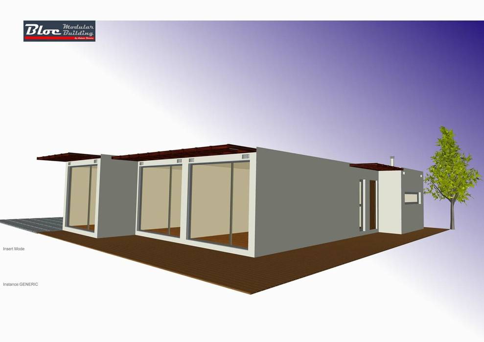 CASAS MODULARES e CASAS FLUTUANTES, BLOC - Casas Modulares BLOC - Casas Modulares Casas modernas Casa Modulares, Bungalows, Casas Flutuantes, Moradias