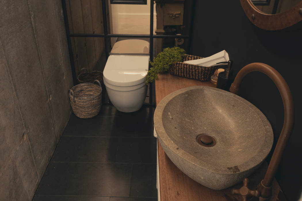 Boschetto Piso 1, Adrede Arquitectura Adrede Arquitectura Rustic style bathroom Concrete