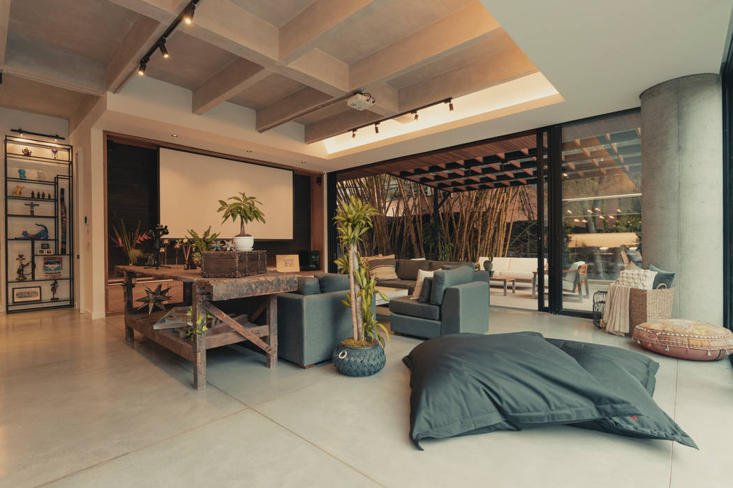 Boschetto Piso 1, Adrede Arquitectura Adrede Arquitectura Living room Concrete