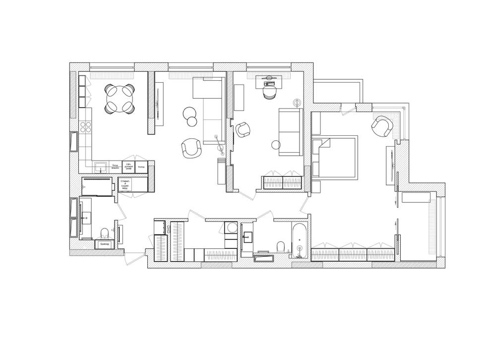 ДЕТАЛИ И МЕБЕЛЬ_1 Azari Architects Полы