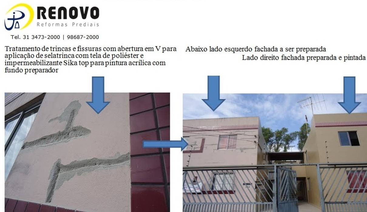 Tratamento de Fachadas Tratamento de Fachada Bairro Eldorado Contagem MG, Tratamento Reforma Limpeza Impermeabilização e Pintura de Fachadas Tratamento Reforma Limpeza Impermeabilização e Pintura de Fachadas Spazi commerciali Negozi & Locali commerciali