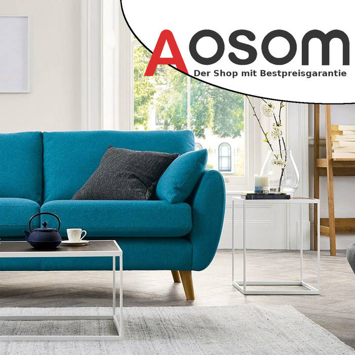 Besser wohnen mit Aosom MH Handel GmbH Moderne Wohnzimmer Wohnzimmer, Massagesessel, Couchtisch, Sofa, Couch, Stuhl