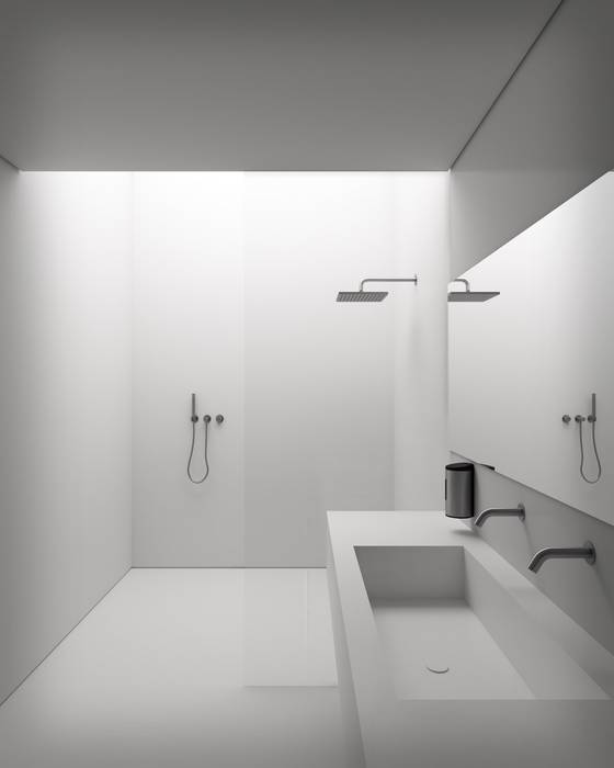 DUCHA DE MANO DI1, ICÓNICO ICÓNICO Minimalist bathroom Bathtubs & showers