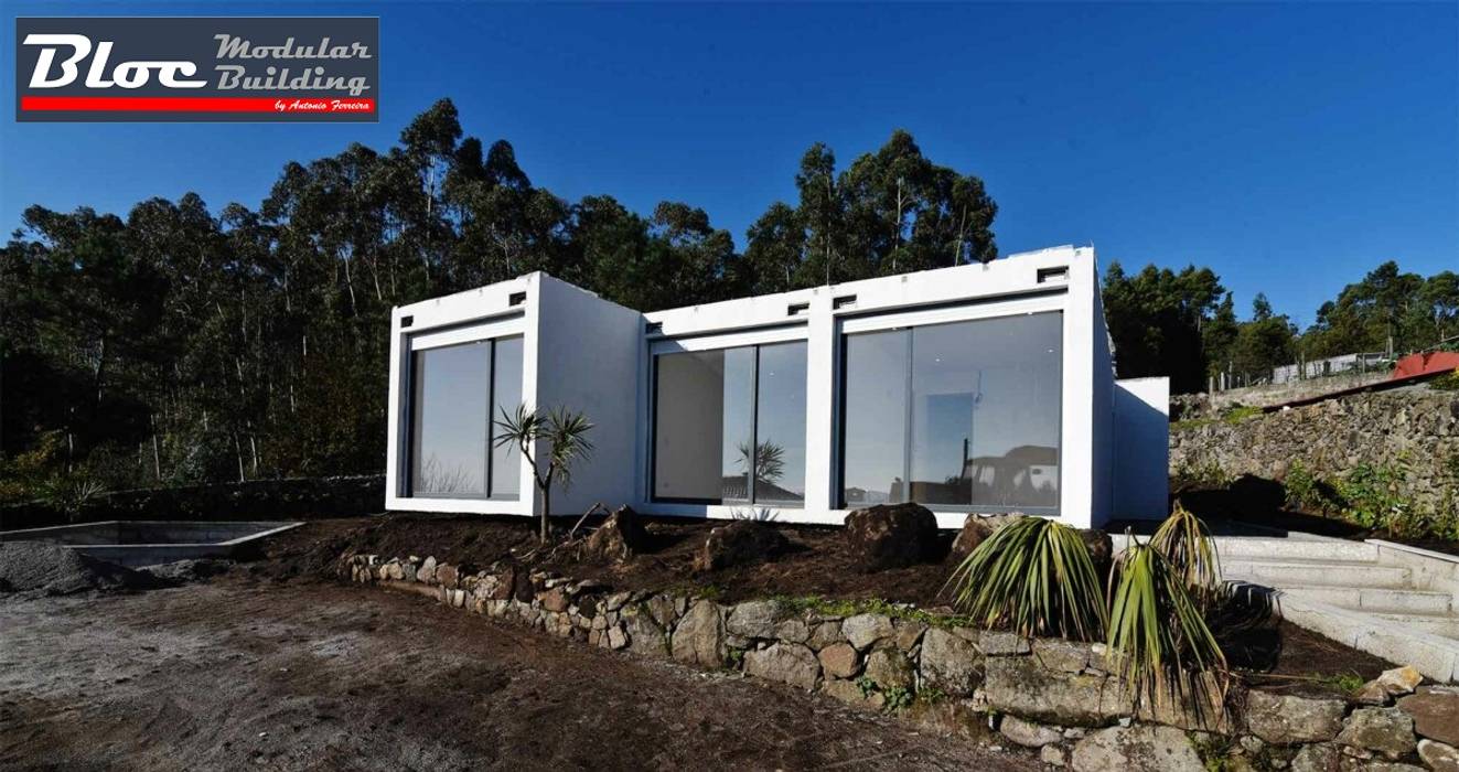 BLOC - Moradia T4 140m2, BLOC - Casas Modulares BLOC - Casas Modulares Moradias Casa Modulares, Bungalows, Casas Flutuantes, Moradias