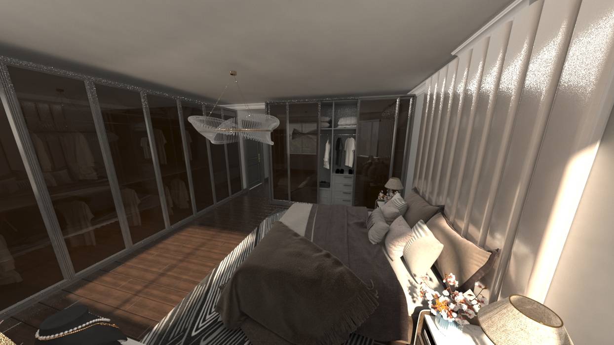 Ebeveyn Yatak Odası Jamaıs Vu Atelıer Küçük Yatak Odası Masif Ahşap Rengarenk mimari, konsept, façade , dış cephe , uygulama , vaziyet , plan , mimarlık