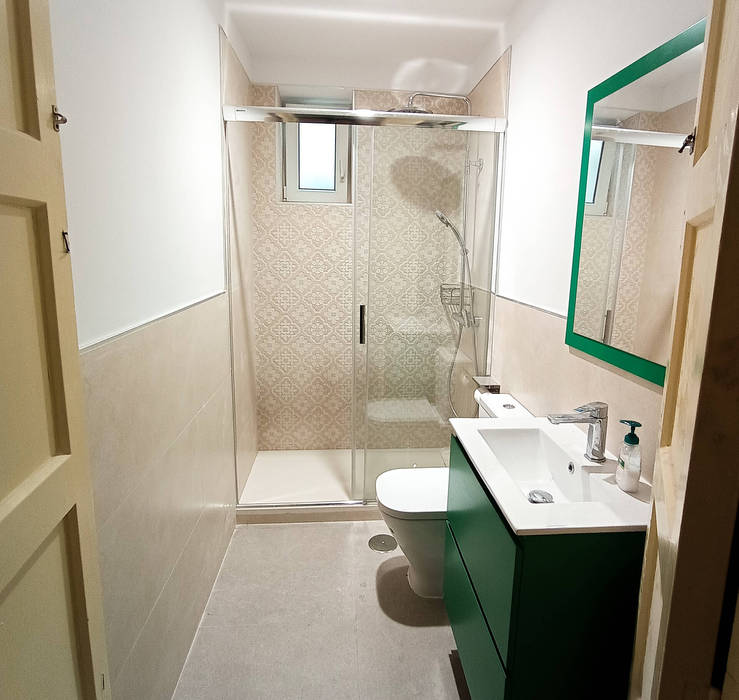 Reforma Integral en Sevilla - Después baño 1 Kouch & Boulé Baños de estilo moderno Baño Sevilla