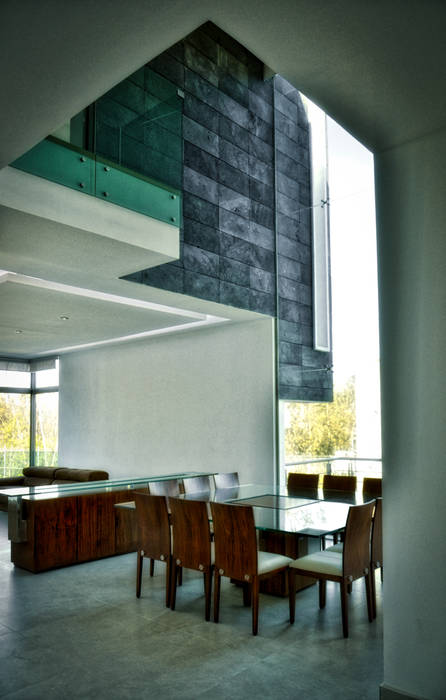 CASA LAGO, Arqcubo Arquitectos Arqcubo Arquitectos Modern dining room Wood Wood effect