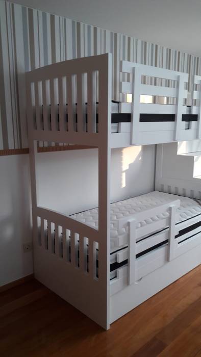 Estúdio/ quarto de criança, ADN Furniture ADN Furniture Kamar Bayi/Anak Modern Beds & cribs